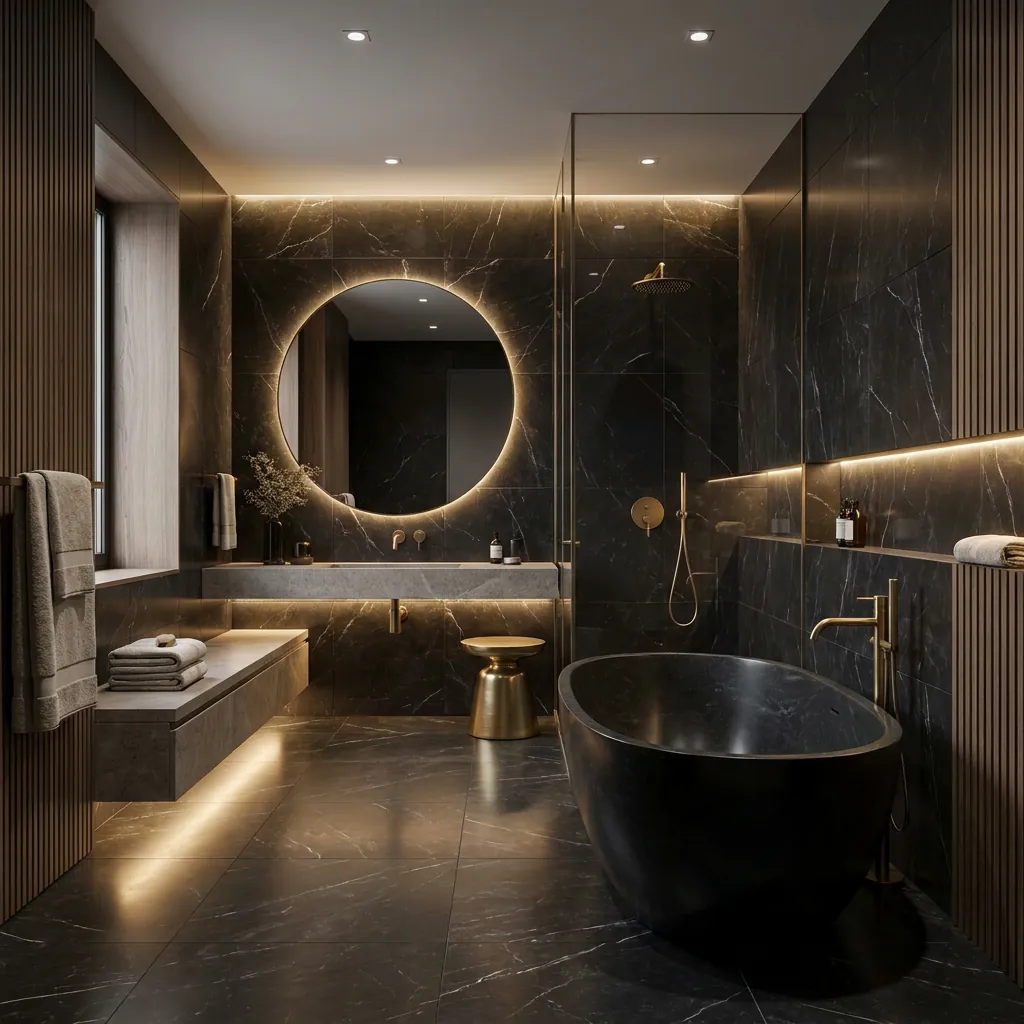 Luxury bathroom renovation showcased on the Inline Bathrooms division page